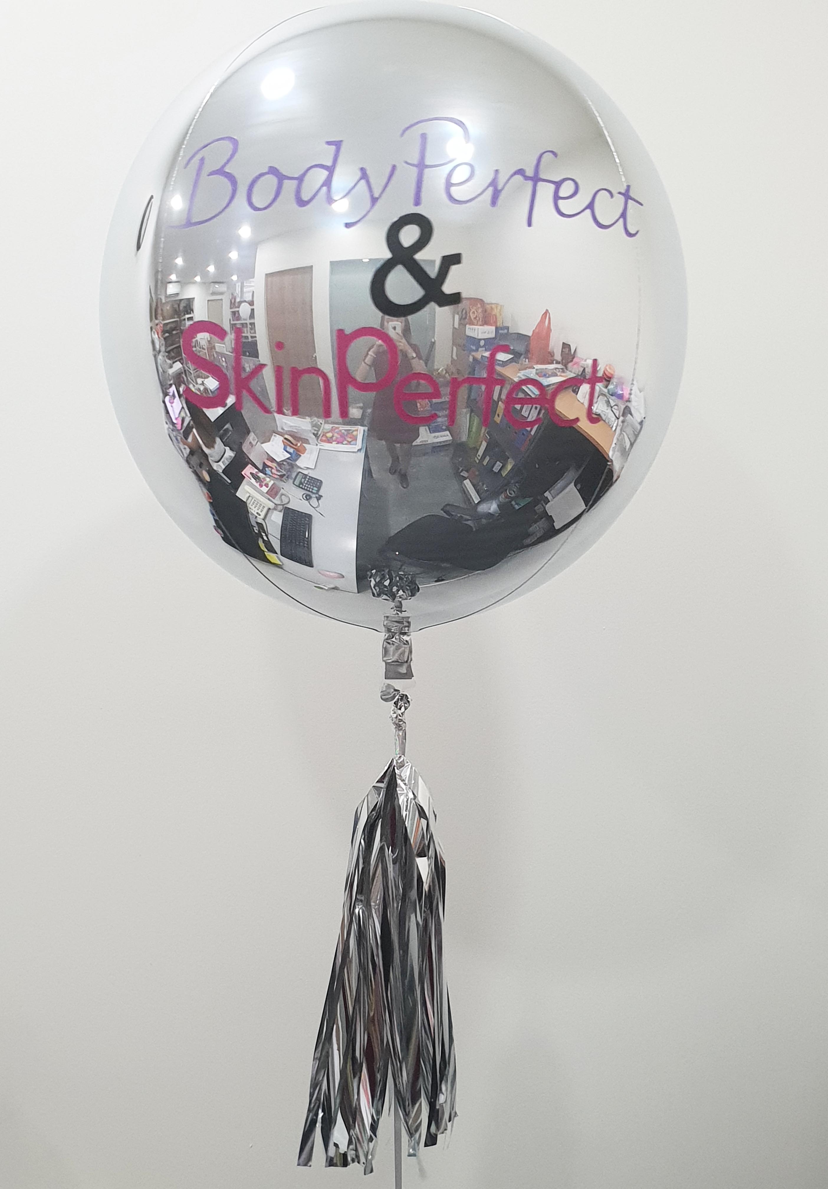 Customised 2 Colored Logo Orbz Balloon Singapore
